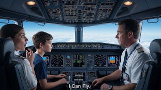 The Plane Went Quiet at 35,000 Feet — Until a 15-Year-Old Said, “I Can Fly.”