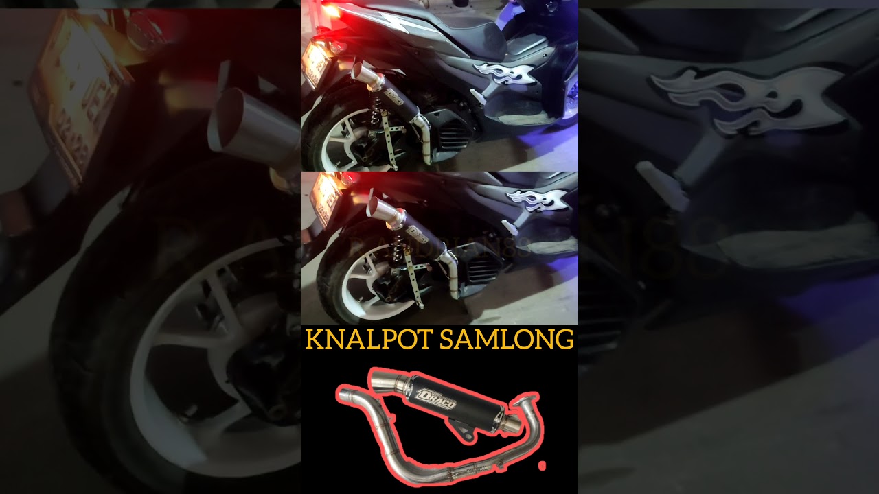 KNALPOT SAMLONG DRACO AEROX CONNECTED