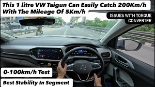 0-100km/h Test Of 1 Ltr Vw Taigun At (TC) 2025 , Most Egile In Segment, PROS , CONS