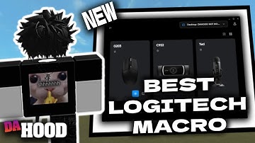 *BEST* Da Hood Logitech MACRO Settings! 2025 (Smooth + FAST💨)