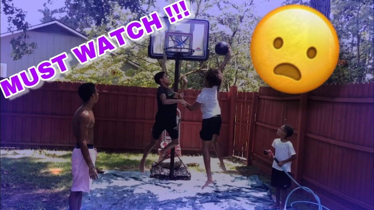 SLIP AND SLIDE BASKETBALL MUST WATCH !!! YouTube