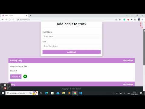 Habit Tracker App using nodejs, expressjs, mongoDB,and ejs.