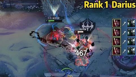 Rank 1 Darius: This Guy is GOING CRAZY! *17 KILLS*