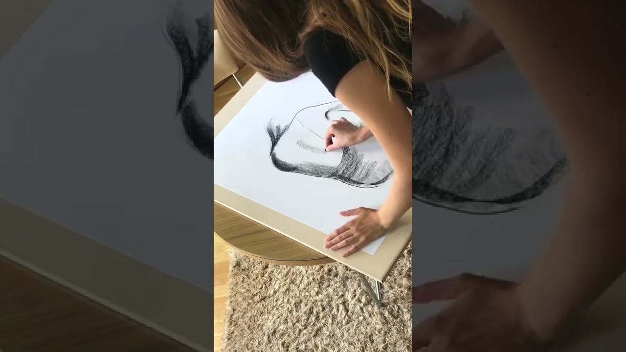 Shelter - charcoal sketch 🧑‍🎨 @inkcredible @silviemahdal_art