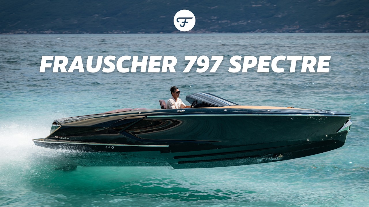 ⁣Frauscher 797 Spectre at Lago di Garda