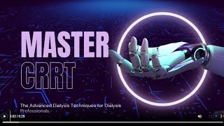 Master CRRT| Nephlearn #CRRT #DialysisCare #Nephlearn
