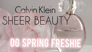 An Oldie but a GOODIE. SHEER BEAUTY Fragrance by Calvin Klein Unboxing And Review.