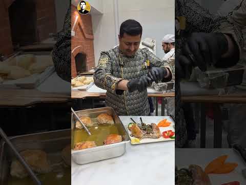 شيف ابو عمر صرر لحم في البيت الدمشقي فرع الرياض