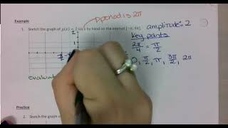 5 4 Graphs of Sine and Cosine Functions  Day 1