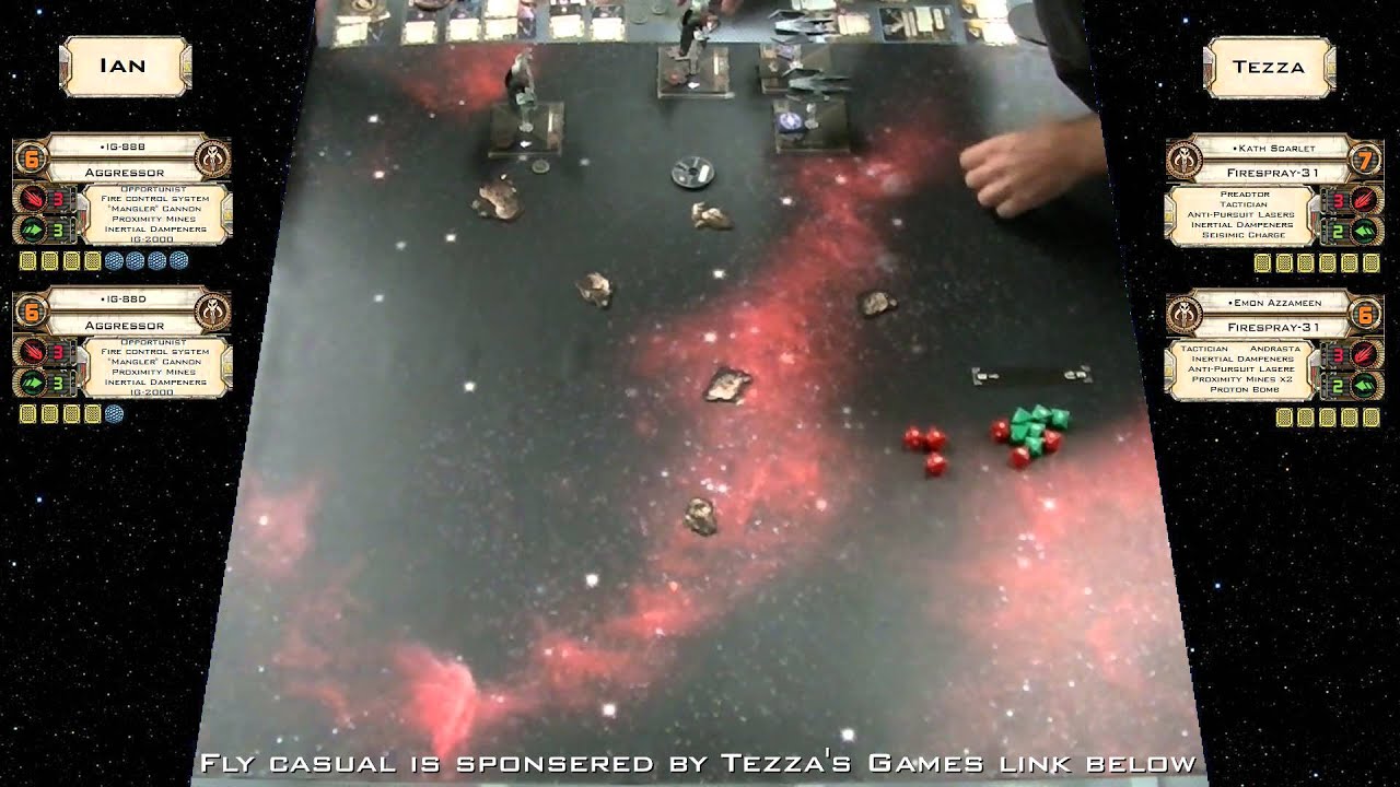 X Wing Batrep 15 - IG88's vs Firespray's