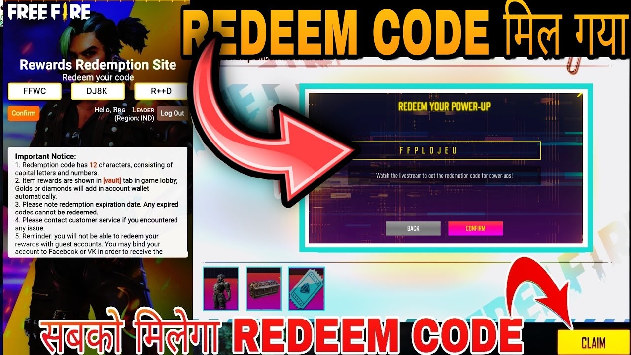 FREE FIRE DREAM TEAM REDEEM CODE || FREE FIRE NEW REDEEM CODE || FF NEW REDEEM CODE मिल गया जल्दी लो