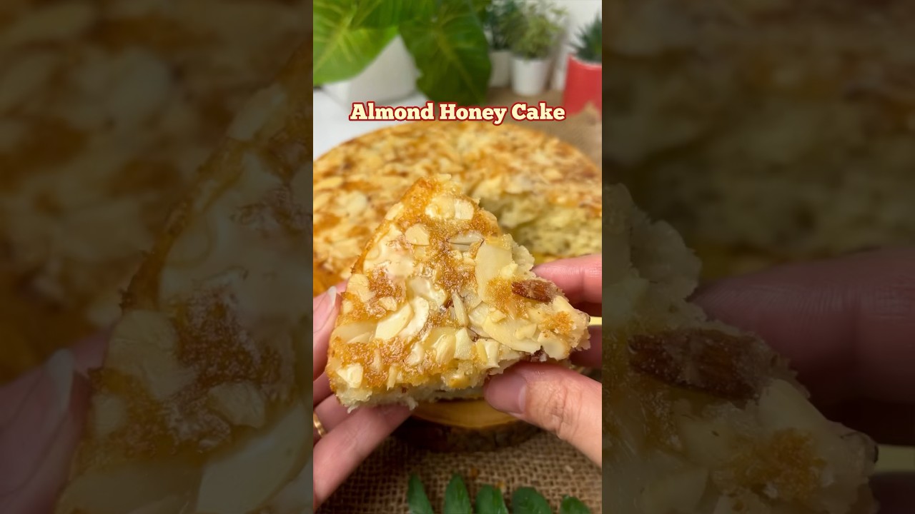ALMOND HONEY CAKE ! Super soft and fluffy! Bakery Style 