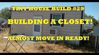 Building a Tiny House #29. Building a Closet! Almost Move in Ready! ETOOLAB GC09P Garden Cart