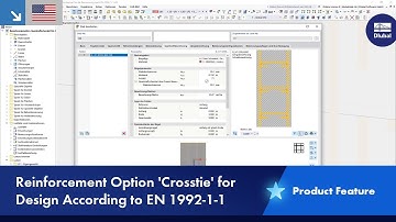 "Crosstie" Reinforcement Option for Design According to EN 1992-1-1