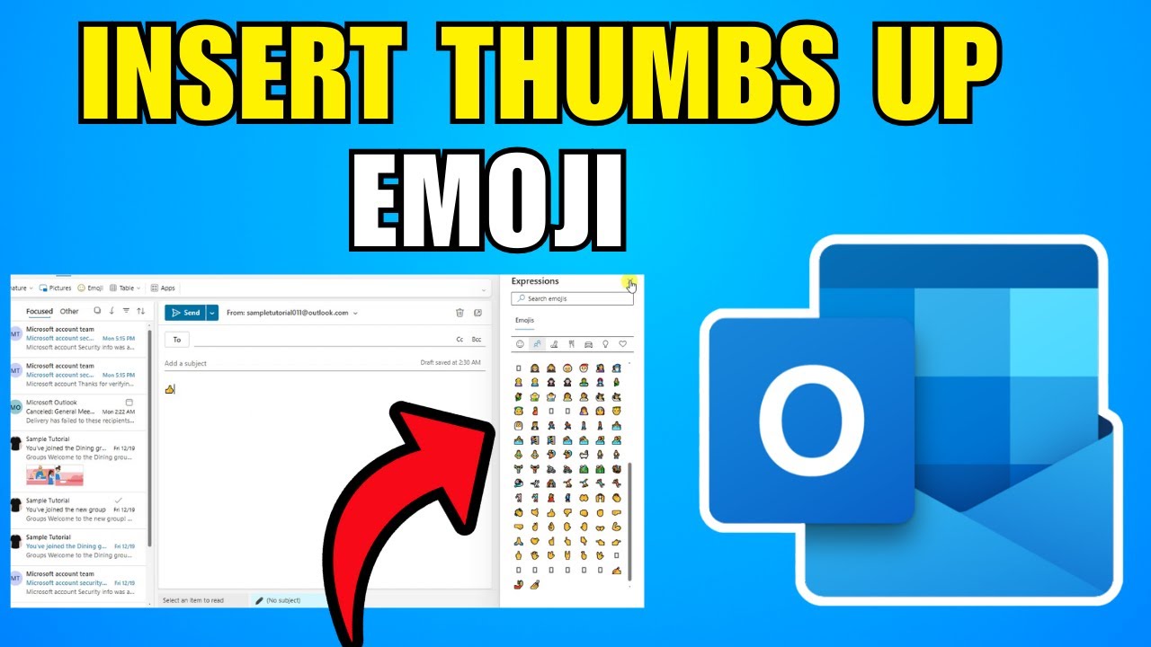 How To Type Thumbs Up Emoji In Outlook