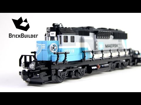 Lego Trains 10219 Maersk Train - Lego Speed Build - YouTube