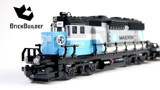 Lego 10219 Maersk Train - Lego Build - YouTube