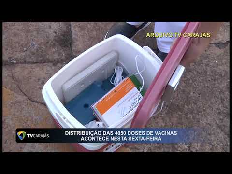 Distribuição das 4050 doses de vacinas acontece nesta sexta-feira