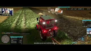 LS22 Arbeit in Russland 265 XXL  - Laurinka hat unser großes Feld, mit  Baumwolle fertig angebaut.-