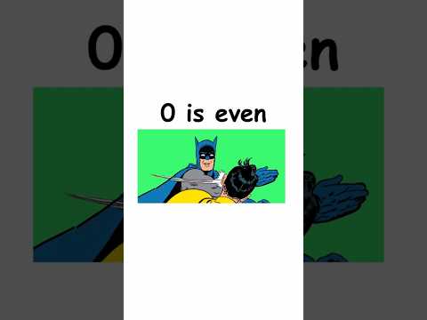 هل الصفر في الواقع عدد زوجي