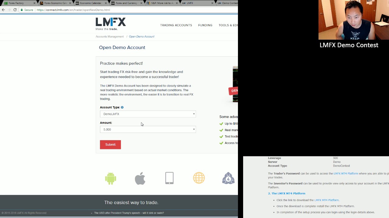 How To Open Lmfx Demo Contest Account - 