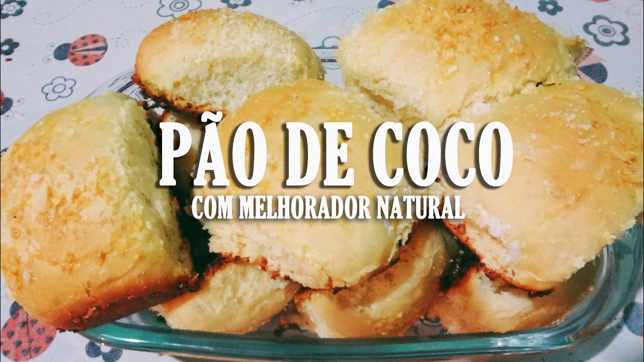PÃO DE COCO COM MÉTODO TUNGZHONG - COM MELHORADOR NATURAL: FÁCIL E MACIO || MELÔ DA CONFEITARIA
