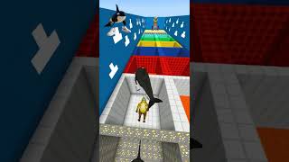 Can Ballerina beat the Squid Game obby? #shorts #funny #minecraft #squidgame #brainrot