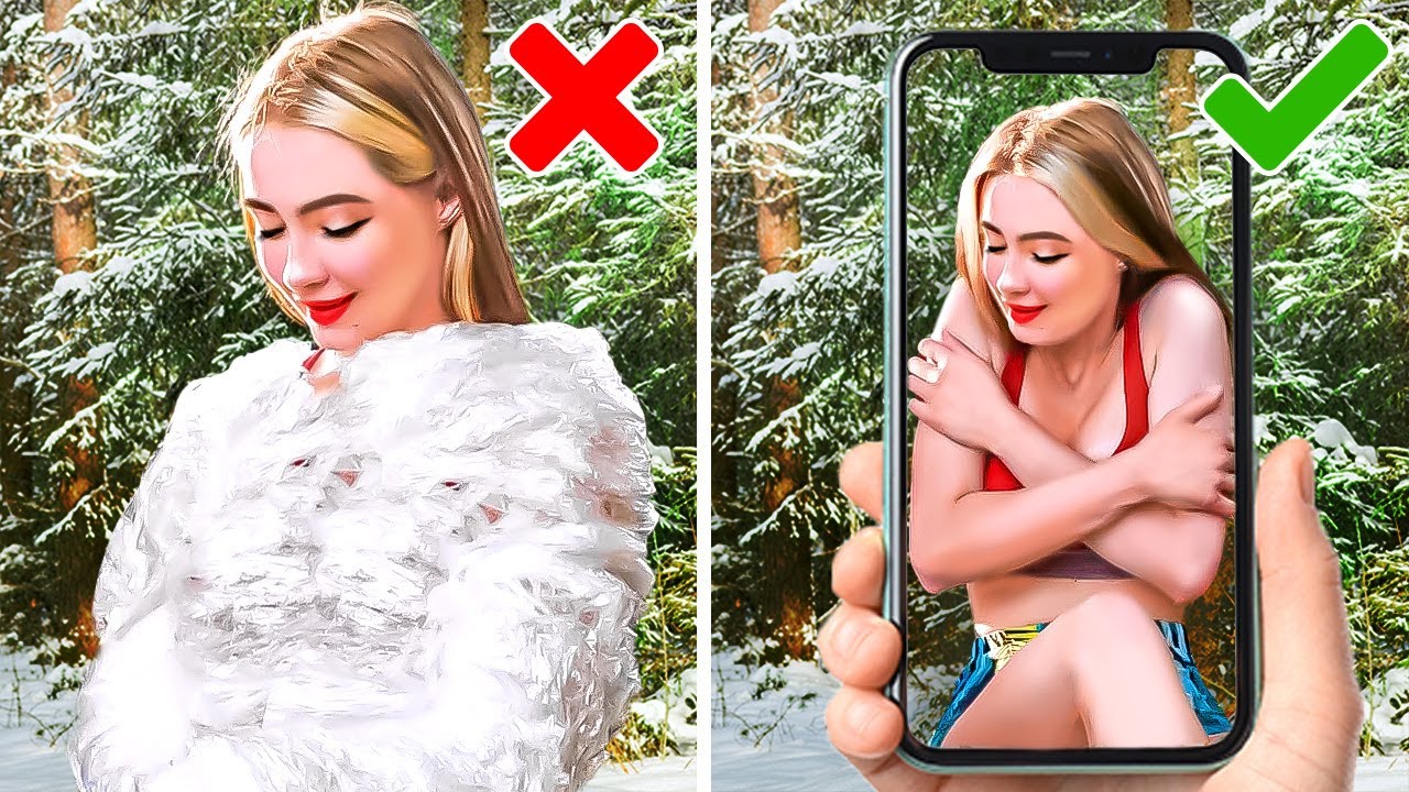 Winter Girls VS Summer girls ❄️️ Epic fails and Common problems, Smart life hacks