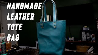 Crafting a Leather Tote Bag | ASMR DIY Craft