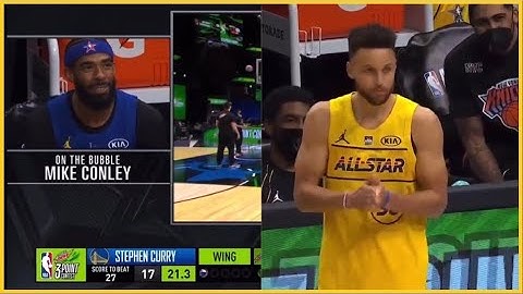 Steph Curry Vs Mike Conley 3PT CONTEST 2021! (FINAL ROUND)