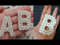ميدالية خرز حرف B سهلة وجميلة DIY Beaded Letter Keychain 