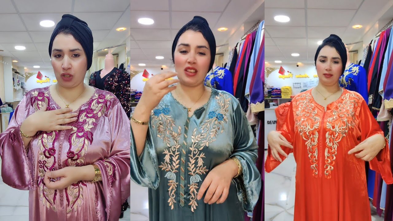 قفطان مغربي فاخر 👑 النتيجة خياليةNew Moroccan Caftan 👑 شوفو الجمال