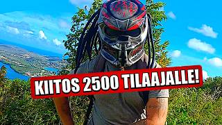 Prätkäilyä ja maisemia Martiniquella! Kiitos 2500 tilaajalle ja 50 Jäsenelle!