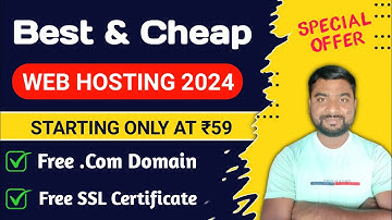 🔥Best & Cheap Web Hosting + Free .Com Domain 2024 | Web Hosting at Cheap Price ₹59 | Milesweb