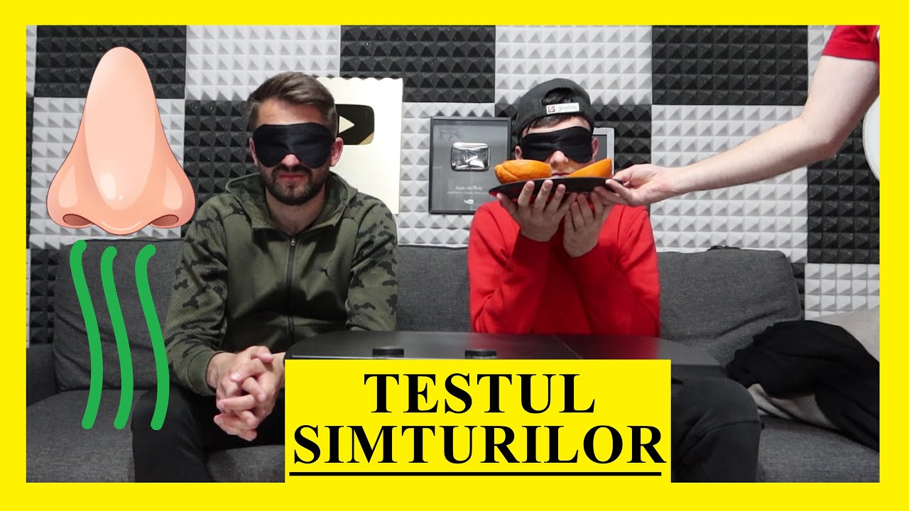 TESTUL SIMTURILOR **GHICESTE PRODUSUL DUPĂ MIROS**