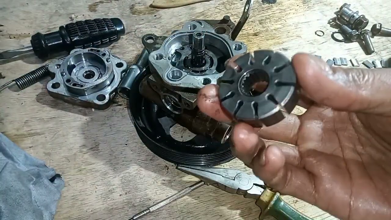 cara mengganti sil power steering granmax Luxio stir dengung saat belok