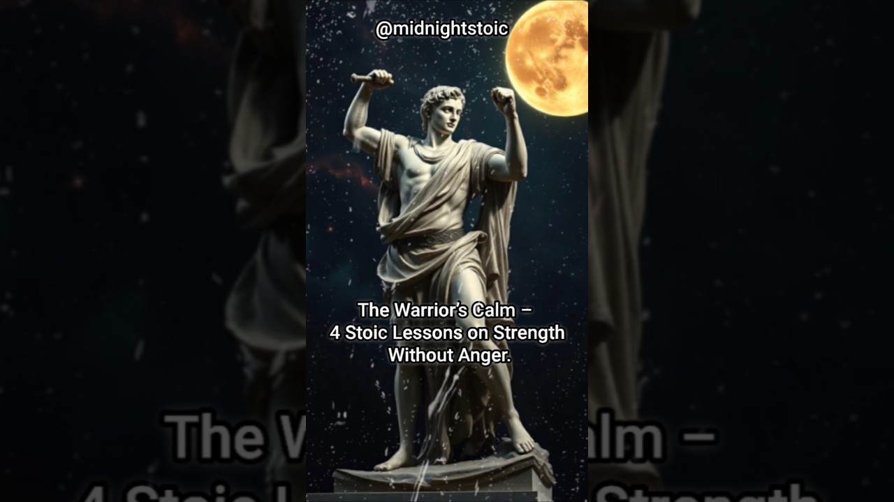 4 Stoic lessons on strength without anger | 