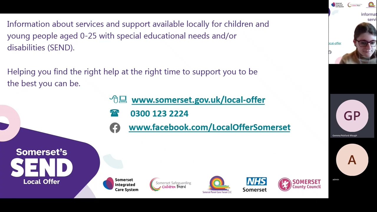 Somerset's new Local Offer website