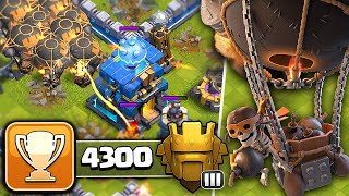 TH12 Trophy Pushing with Rocket Balloons | Clash of Clans