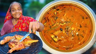 Indian Fatty Sardine Fish Gravy With Idly & Red Snapper Fish Fry - Delightful Combo