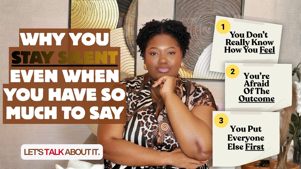 Why You Stay Silent Even When You Have So Much to Say.. Here’s What Might Really Be Going On…