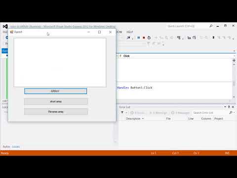 Basic Tutorial - 16 short and reverse array In [Hindi//Urdu]