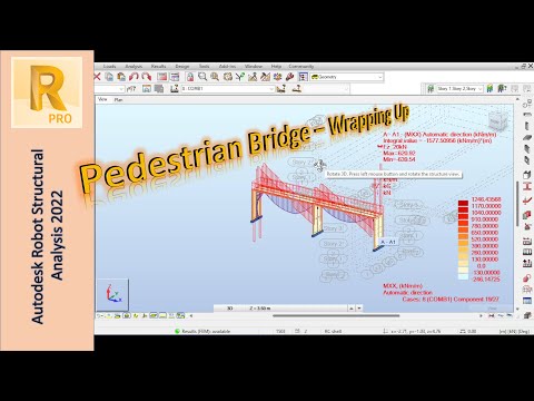 Modeling Pedestrian Bridges Using Autodesk Robot | Part 4 - Wrapping up