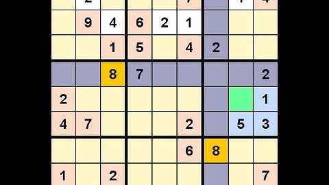 How to Solve New York Times Sudoku Hard July 8, 2021 - v1