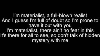 Bad Religion-Materialist Lyrics