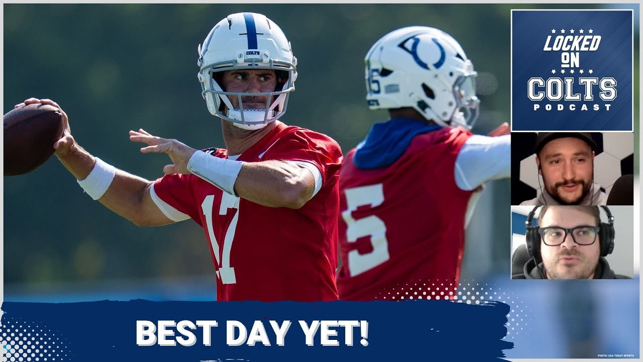 INDIANAPOLIS COLTS CAMP, Day 5: Anthony Richardson, Daniel Jones Team Up for GREAT Performance