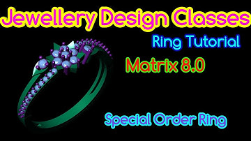 Latest 3D Female Ring For Matrix||Gemvision Ring Design PART-97