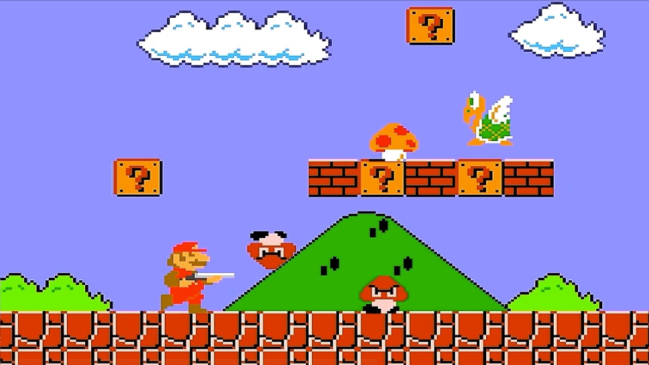 Super Mario Bros: Super Gun Mario