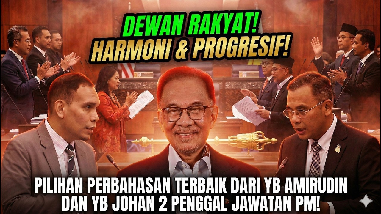 PILIHAN PERBAHASAN TERBAIK DARI YB AMIRUDIN & YB JOHAN 2 PENGGAL JAWATAN PM!