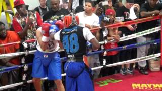 Floyd Mayweather full sparring session in preparation for Andre Berto